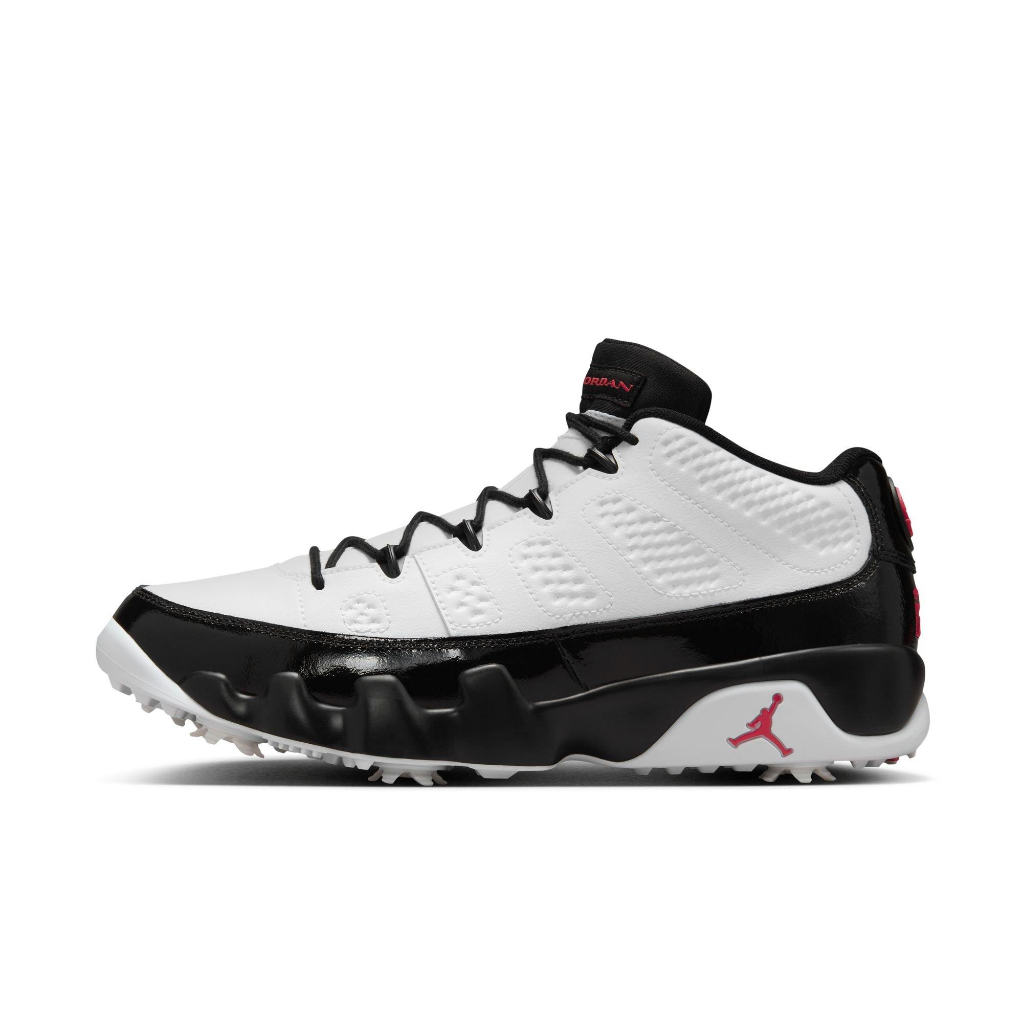 Air Jordan 9 G Spiked Golf Shoe True Red